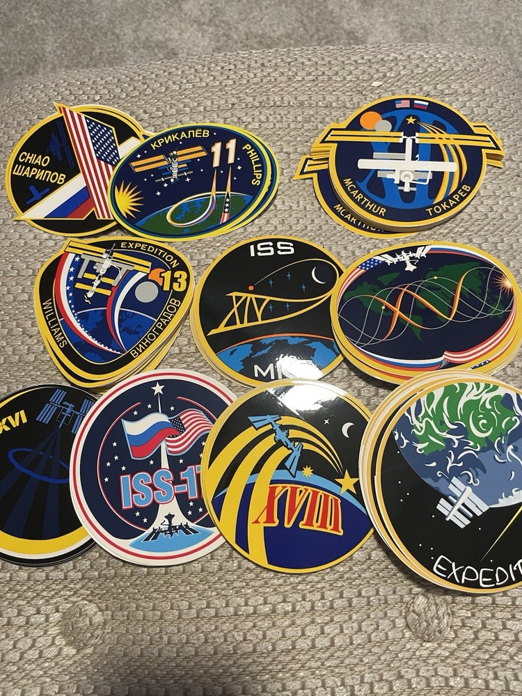 Space Shuttle Patch Decals Selling Individually,expedition 10-19see Description