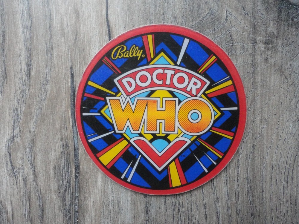 Doctor Who Pinball machine Plastic Speaker Cutout