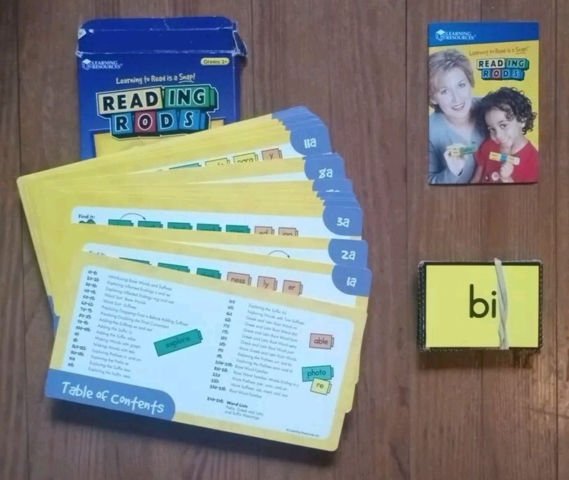 Learning Resources Reading Rods : Prefixes and Suffixes Classroom Kit Grades 2+
