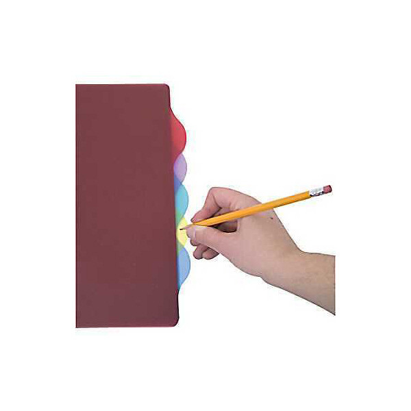 Storex Poly Plastic Write On 5 Tab Index Dividers 2 Sets Model 565191