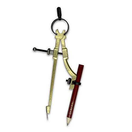 General Tools 842 Precision Pencil Compass, includes pencil , Yellow