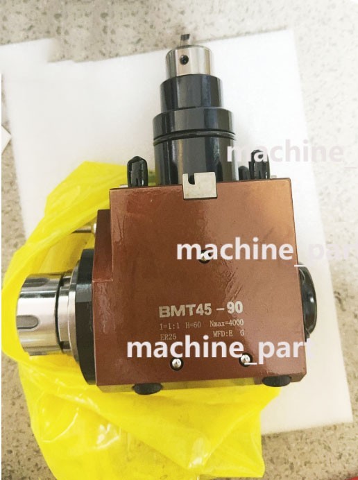 BMT45 -ER25 Driven Tool Holder 90 ° Degree BMT Power Head 12 External Lock