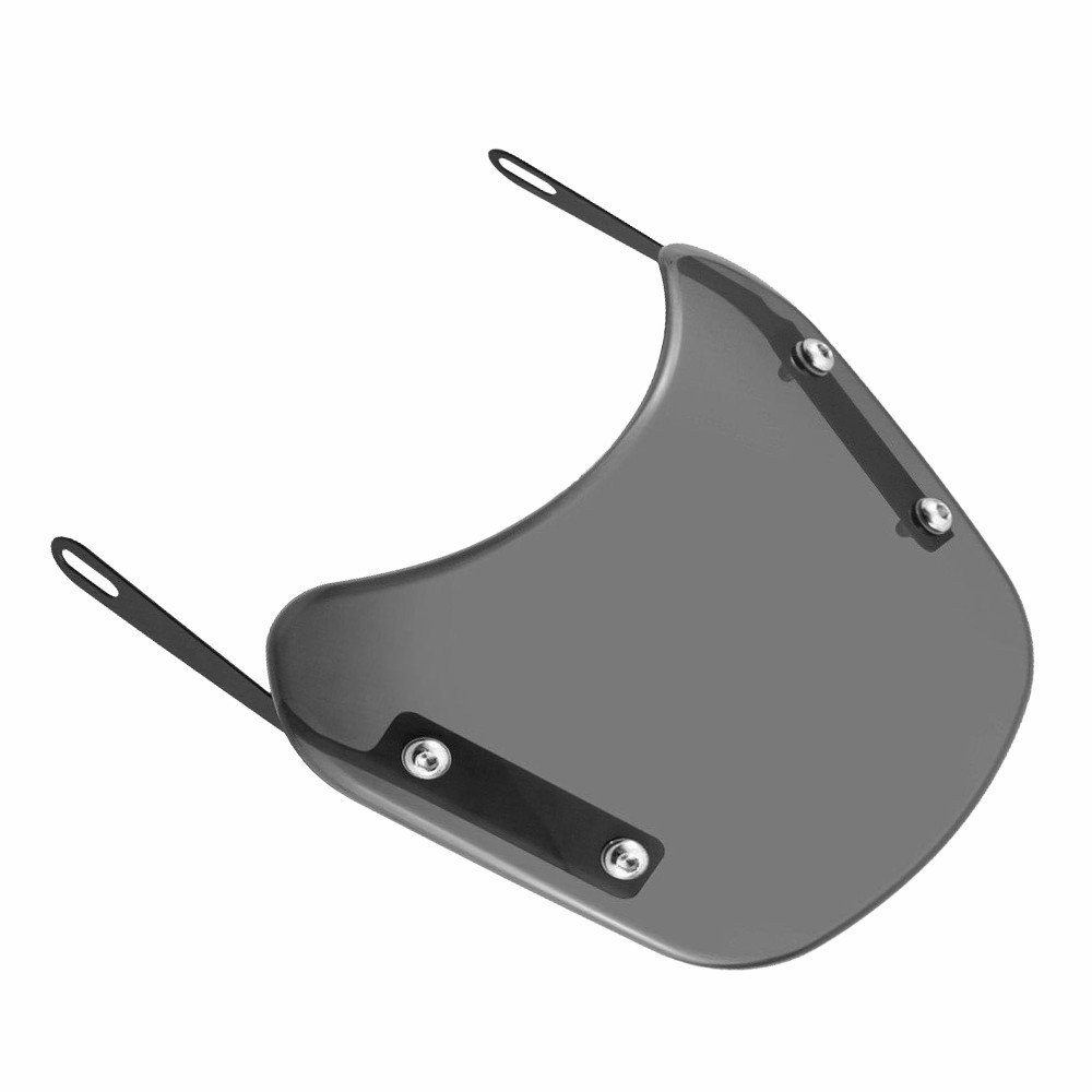 Universal Motorcycle Headlight Fairing Windscreen Windshield 5-7" Smoke HOT EAH