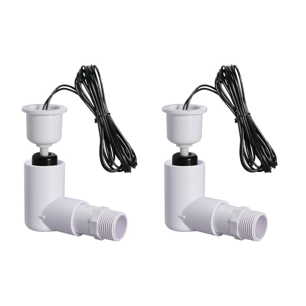 SS2 Float Switch L-Shape with 3/4'' Adaptor,for HVAC Drain Pan Condensate Outlet