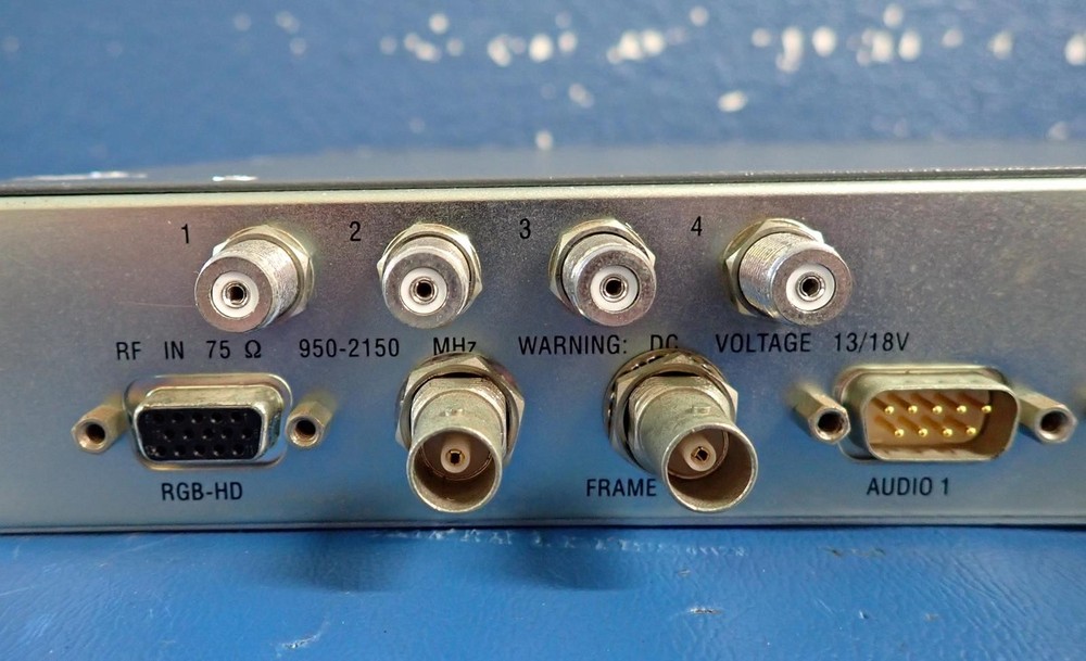 TANDBERG RX1290 Multi-Format SD/HD Integrated Receiver Decoder | Series 8