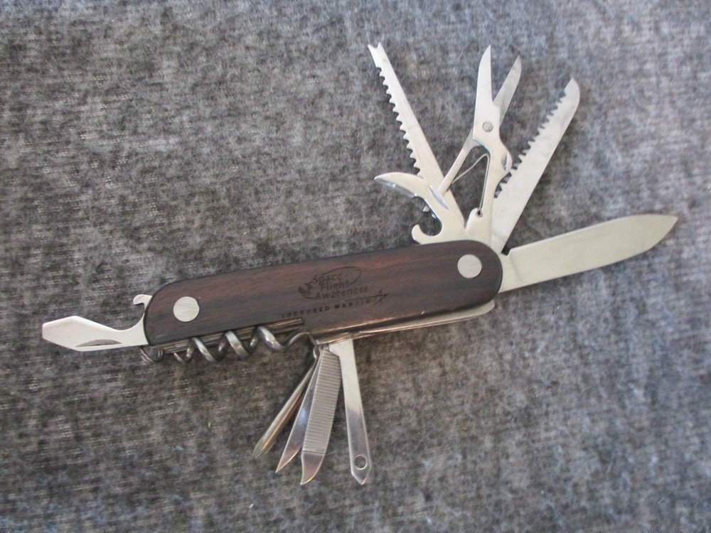 NASA MSFC-MISSILE COMMAND MULTITOOL PKT KNIFE-MCDONNELL/LOCKHEED/TELEDYNE/BOEING