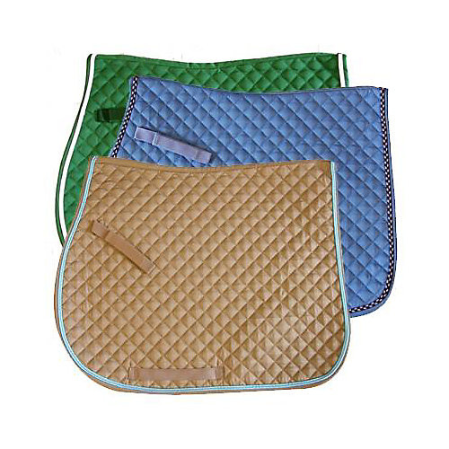 Quilted All Purpose Saddle Pad Black