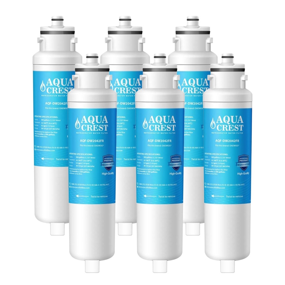 AQUA CREST DW2042FR-09 Refrigerator Water Filter,Replacement for Daewoo DW2042FR