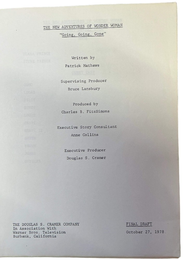 Final Draft Script S3E13 Wonder Woman (1975-1979)