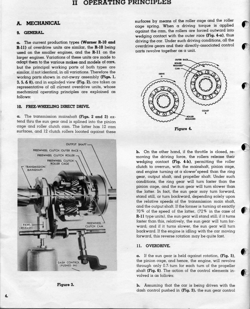 Automatic Overdrive Operation Instruction Manual Fits Warner