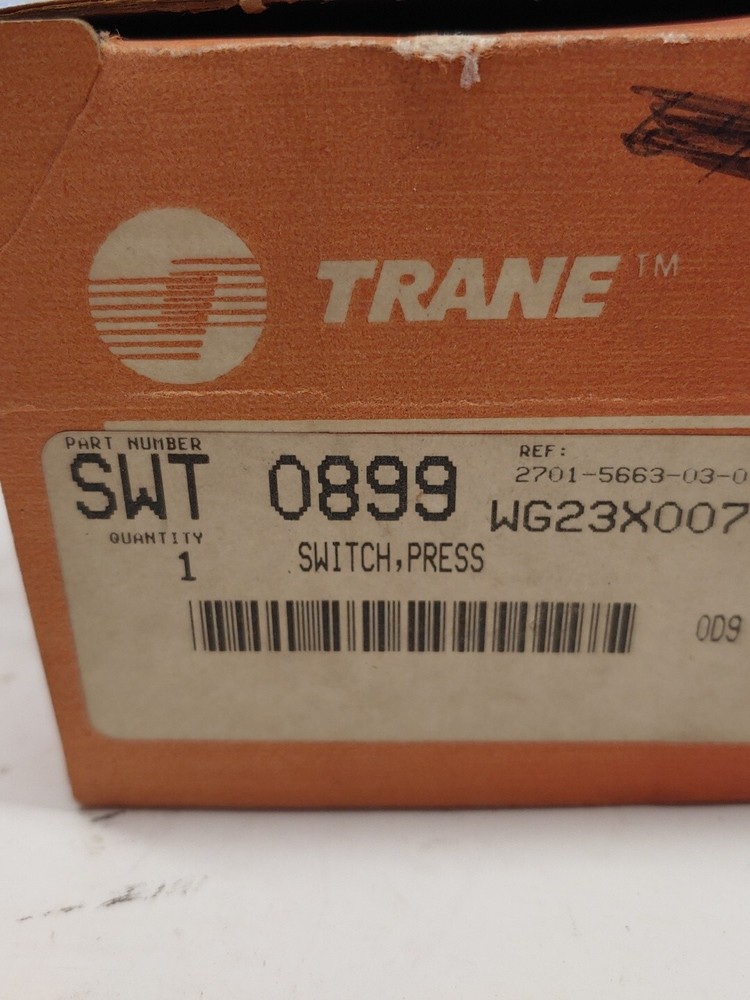 TRIDELTA SWT 0899 TRANE SWITCH, PRESS FS 40 66 77