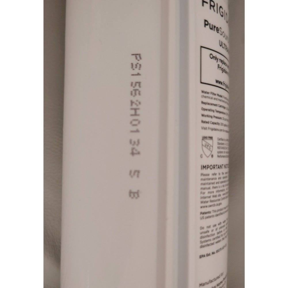 FRIGIDAIRE ULTRAWF Pure Source Ultra Water Refrigerator Filter White 1 Count New