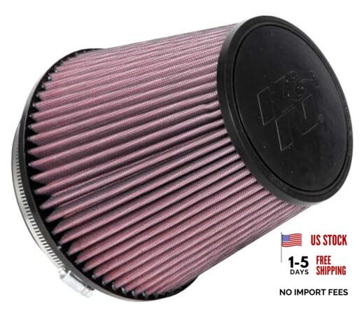 High-Flow Original Lifetime Universal Clamp-On Air Filter: High Performance,