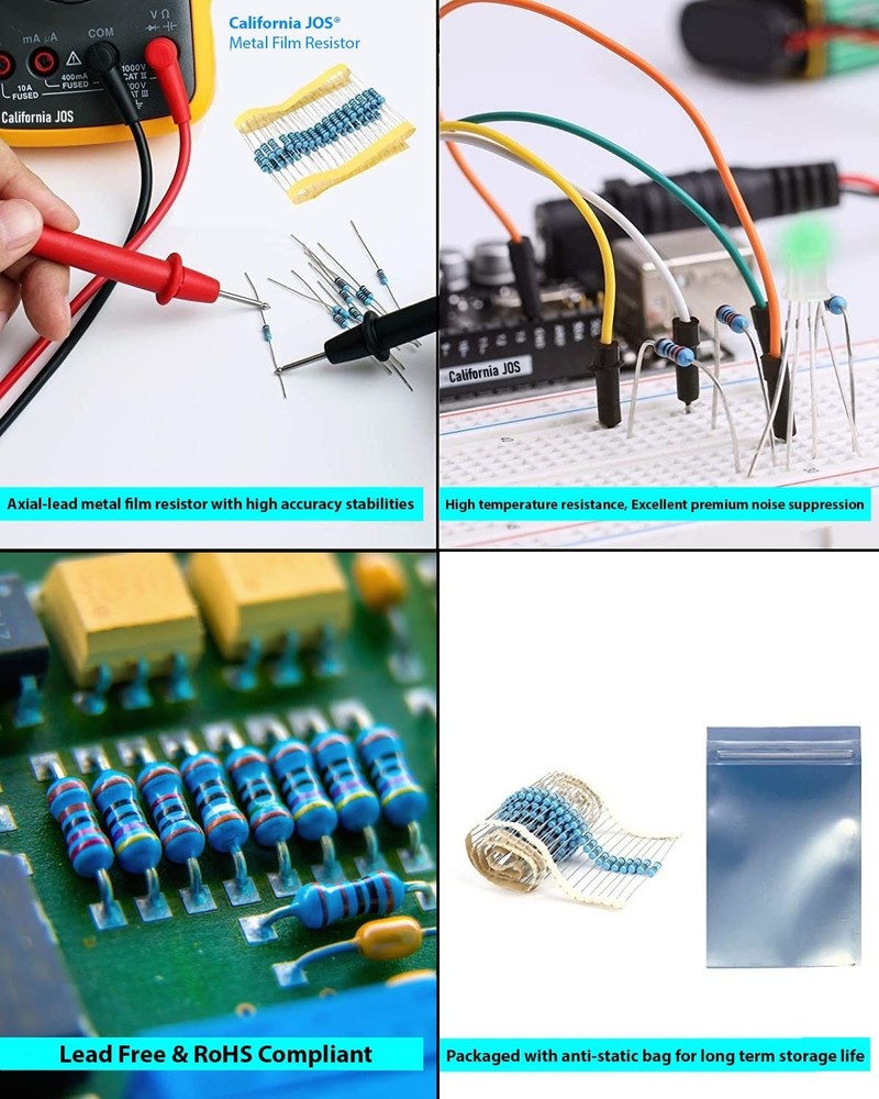 High-Quality 2.2 Ohm Resistors - 100PCS with Anti-Static Packaging for Longevity