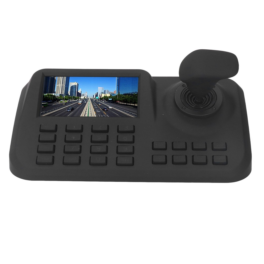 PTZ Camera Controller 5in 3D Joystick Network Camera Control Keyboard 100-240V