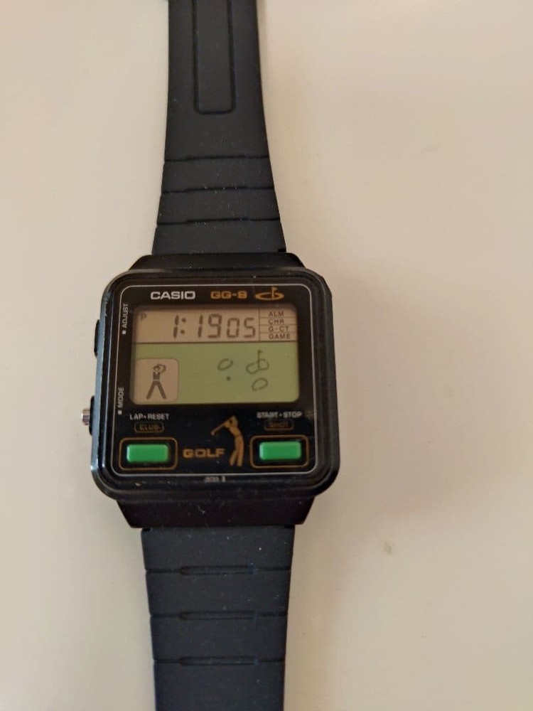 Working CASIO DG-8 Golf Timer Game Watch Digital Watch