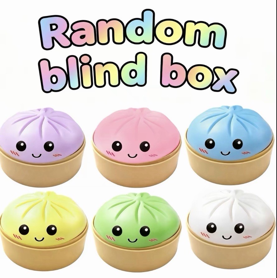 Squishy Bun Rainbow Mystery NEW Dumpling