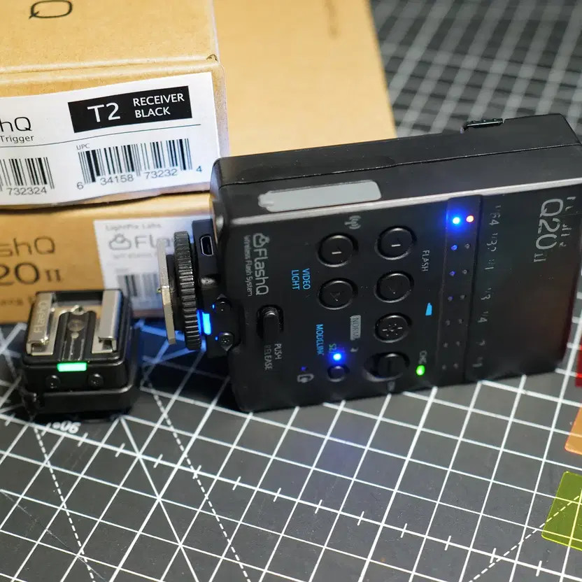 LightPix Lab FlashQ Q20 ii +Extra Receiver Camera Flash