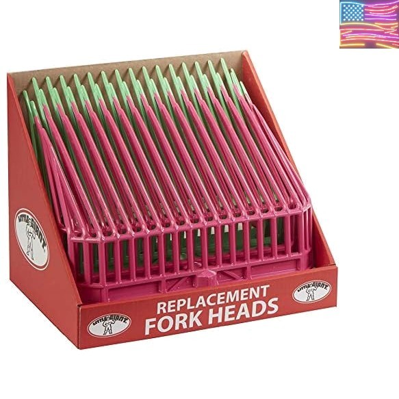 DuraFork Pitch Fork Replacement Heads Multipack Durable Polycarbonate Stable ...