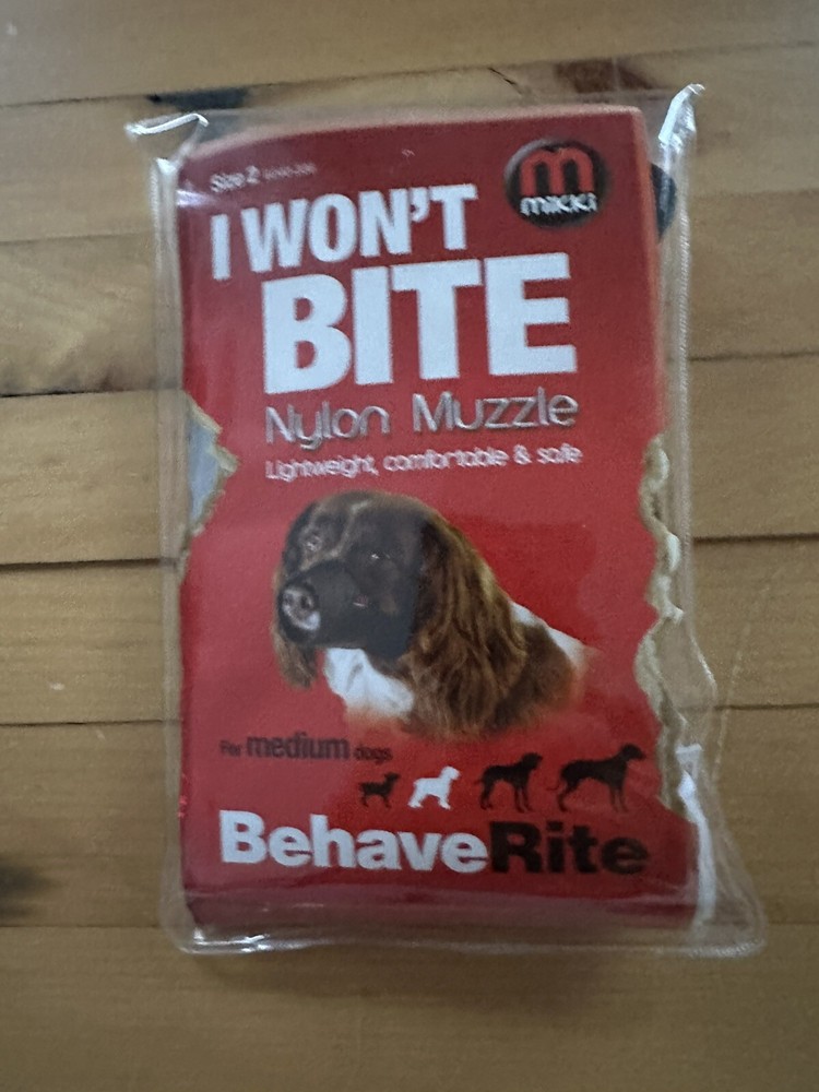 New Mikki Dog Muzzle Size 2