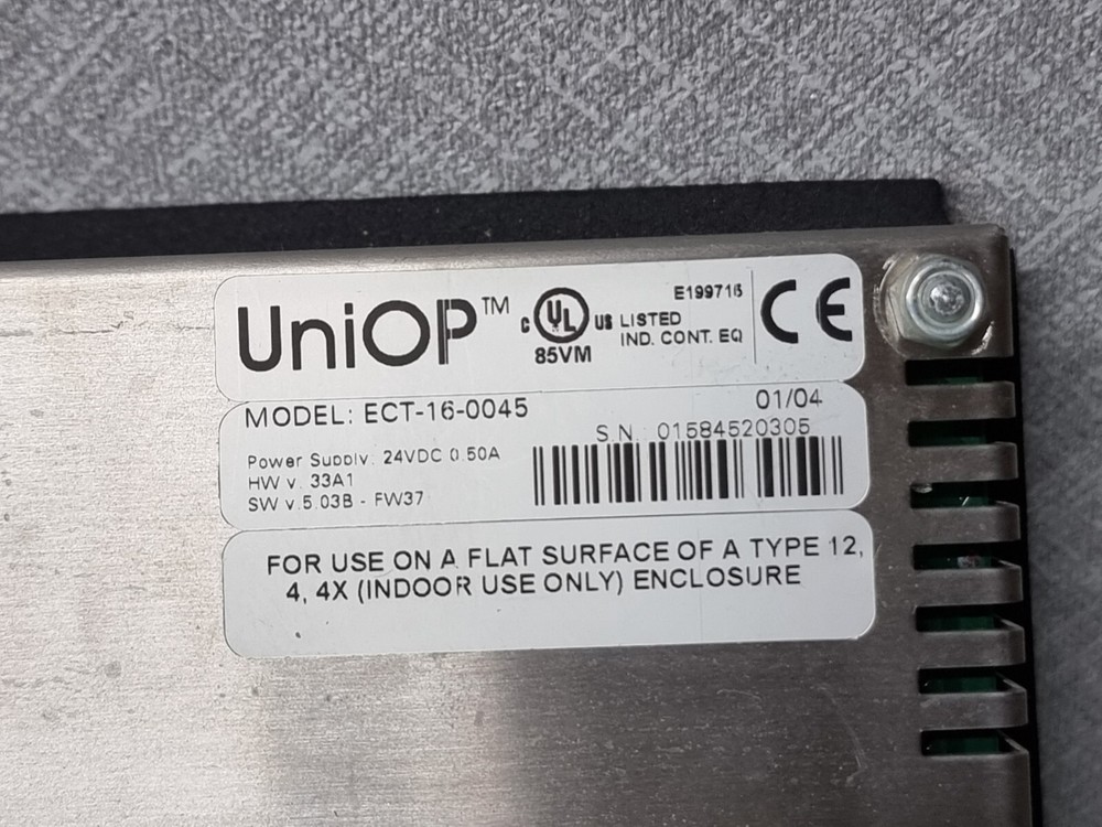 UNIOP ECT-16-0045 Touch screen
