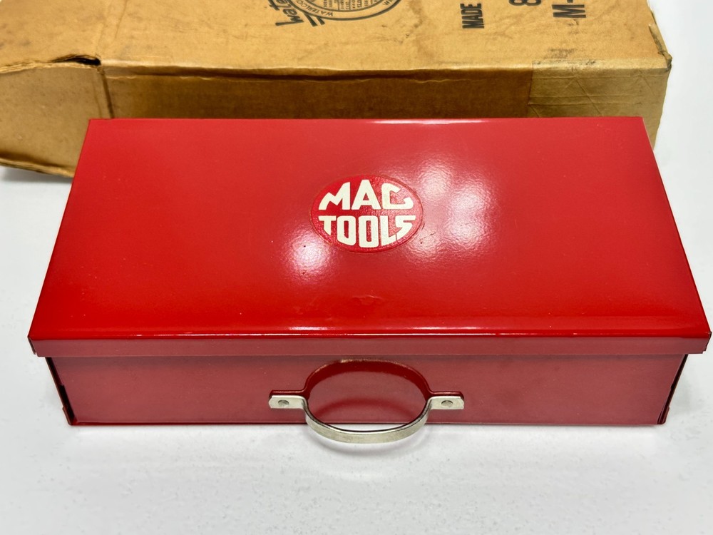 MAC Tools USA (RARE NOS) Mini Red Socket Tool Box Case w/ Single Sliding Drawer