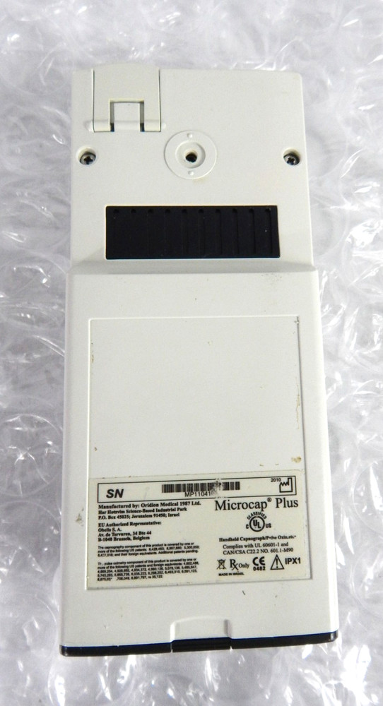 ORIDION MICROCAP PLUS HANDHELD CAPNOGRAPH S/N 105