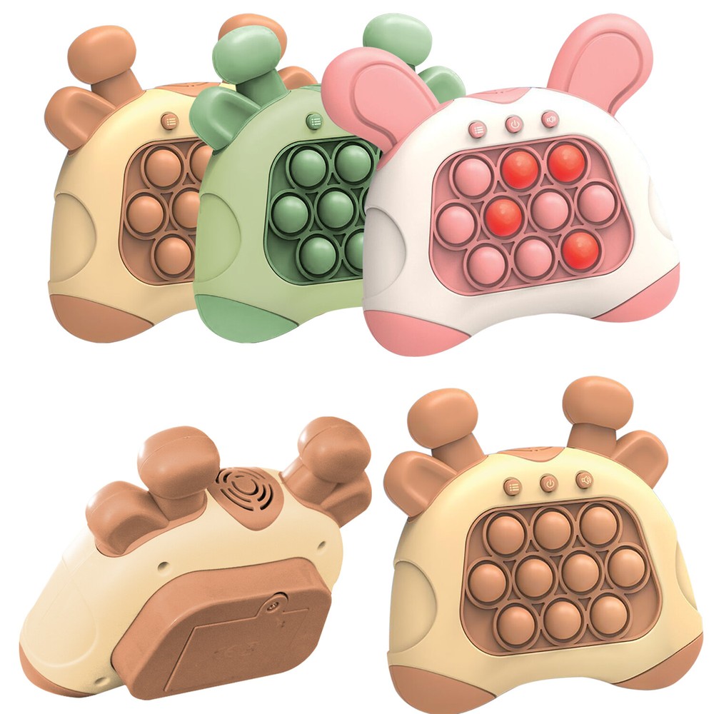 Quick Push Bubbles Game Console Decompression Whack-a-mole Fidget Sensory Toy US