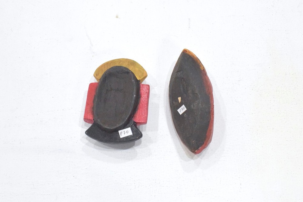 African Pair Miniature Decorative Masks