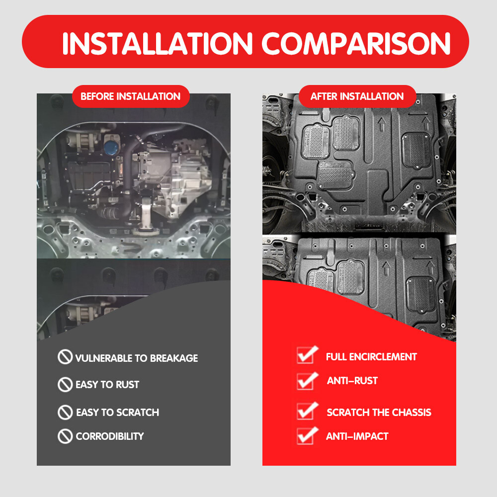 For Hyundai Sonata 2016-2018 Under Engine Splash Guards Front Engine Mud Flaps