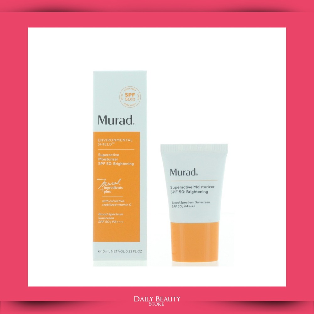 Murad Superactive Moisturizer SPF50 10ml 0.33oz NEW FAST SHIP
