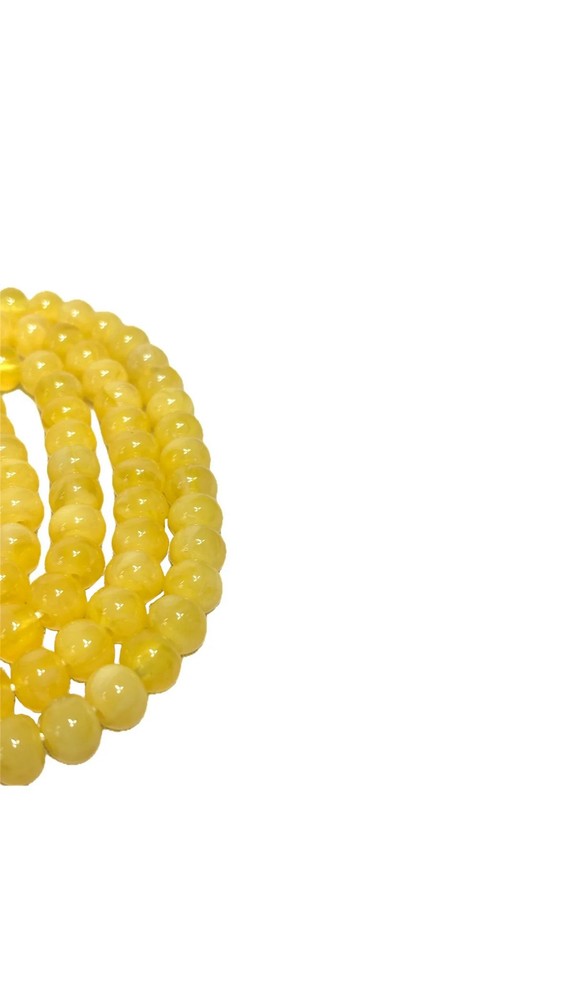 Yellow Prayer Beads