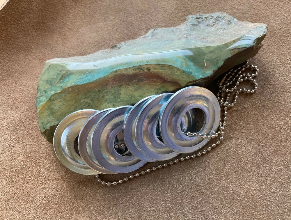 Lapidary Flanges (6 Pack)  1.5" x 5/8"