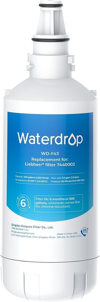 Waterdrop  Refrigerator Water Filter Replacement for Liebherr® 7440000
