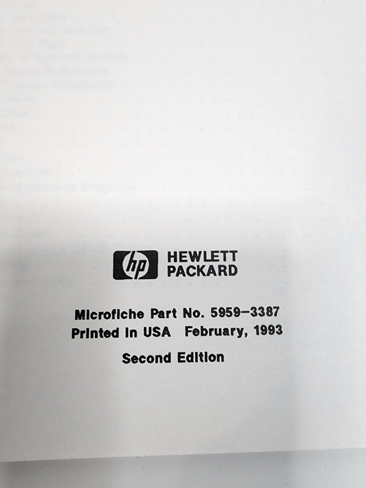 HP 5959-3362 Programming Guide Series HP 661xxA MPS Power Modules