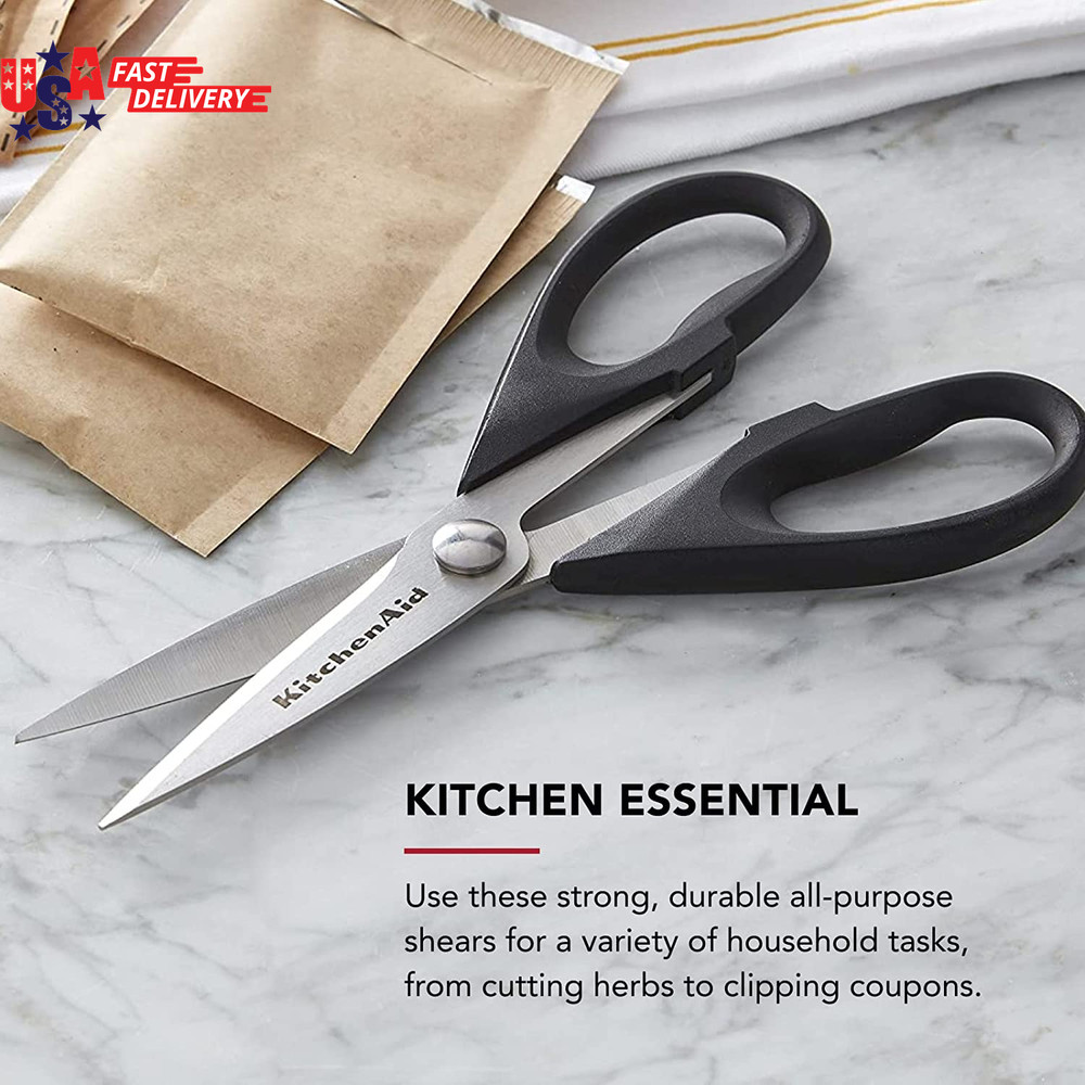 Kitchenaid All Purpose Kitchen Shears with Protective Sheath Durable Stainless S