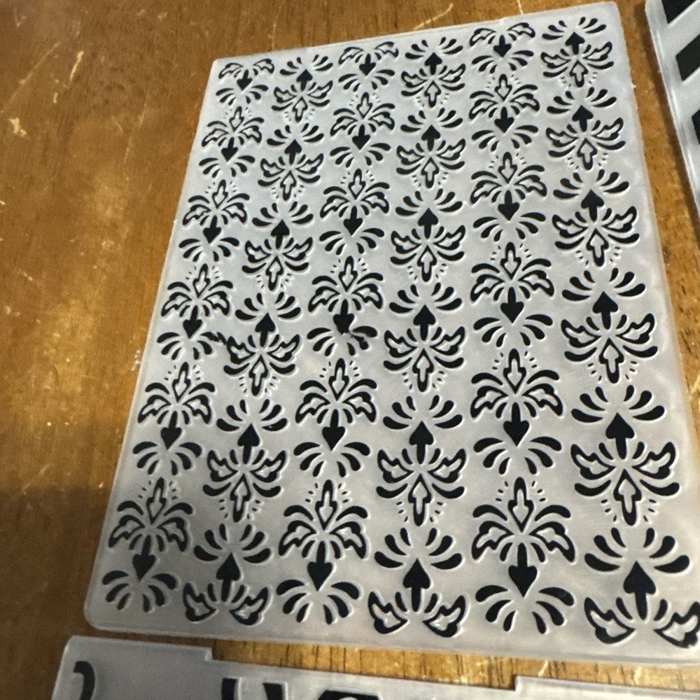 stampin up embossing folder lot