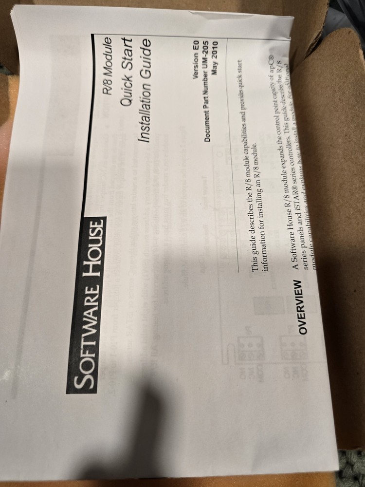 SOFTWARE HOUSE AS0074-000 R8 Module Output Module