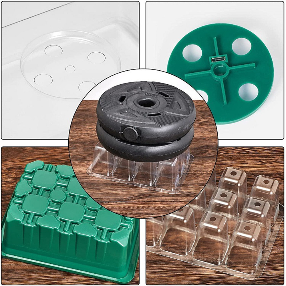 5Pack Seed Starter Trays with Grow Light Seed Starter Kit Seed Growing Starting