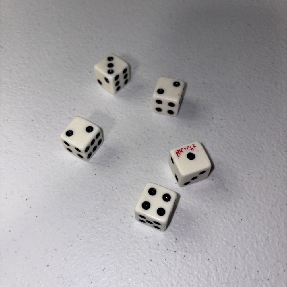 5 Count Dice Set by Bicycle - Poker & Game Dice Set