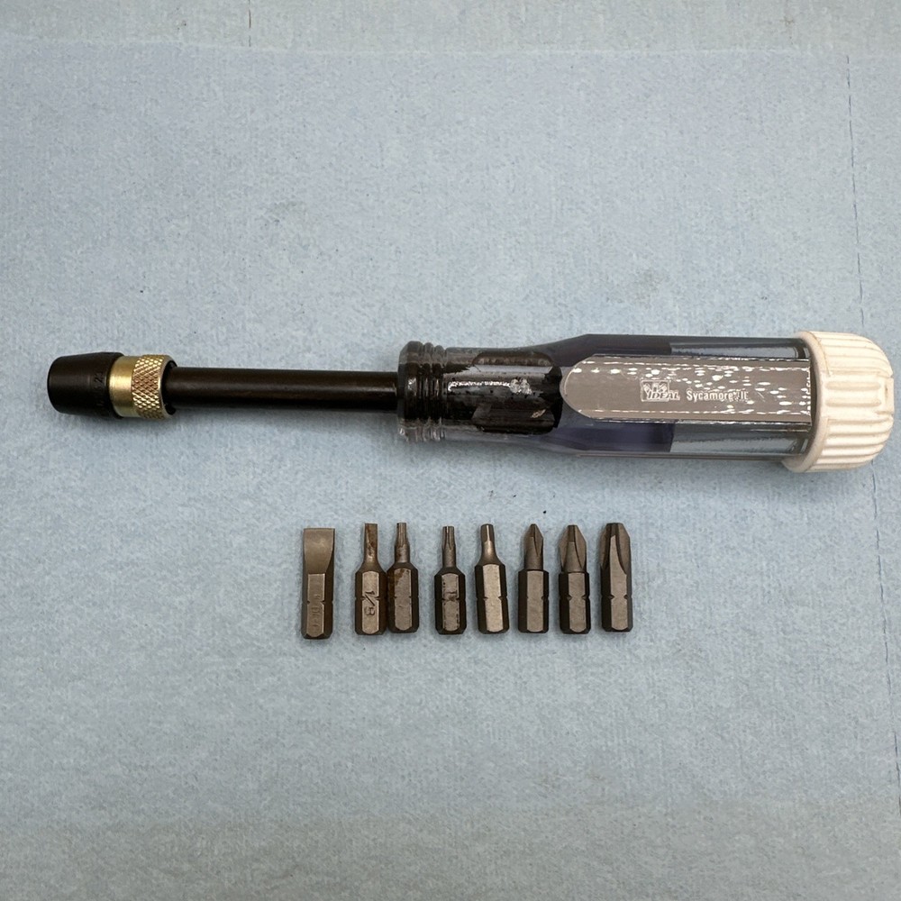 Ideal Industries Quick Change Bit Screwdriver W/ 8 Bits