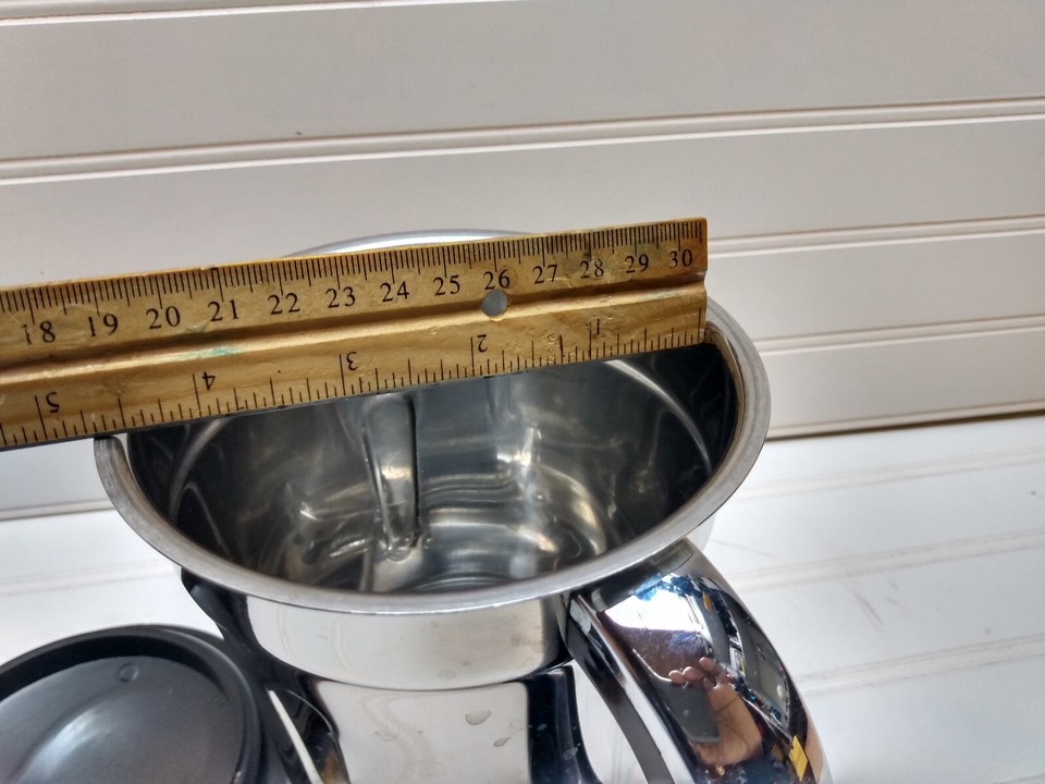 Preethi Steele Stainless Food Processor Blender Medium Jar Lid & Blade (5X4)
