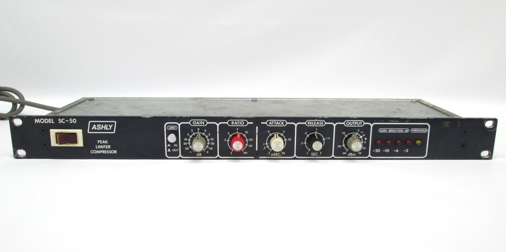 Vintage Ashly Model SC-50 - Blue Face Version - Peak Limiter Compressor