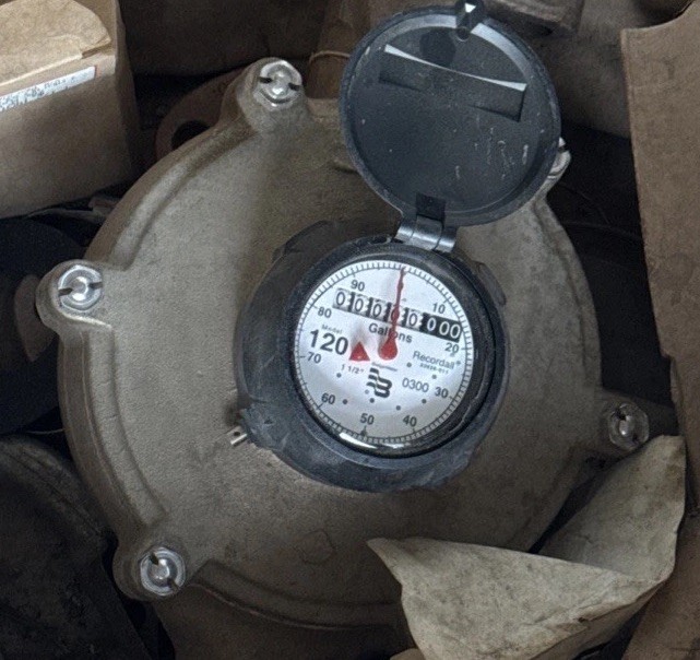 Badger Meter 1 1/2” 120 Recordall Model 120