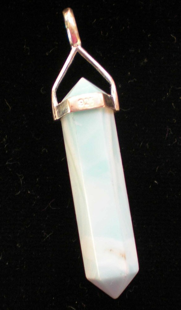 Hemimorphite Pendant - Sterling Silver j1817