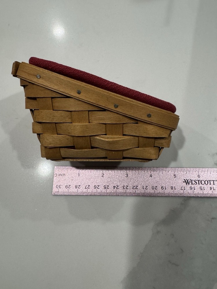 2004 Longaberger Mini Cilantro Basket Liner Protector