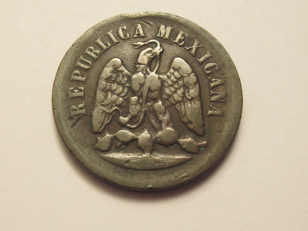 1892 Mexico Un Centavos