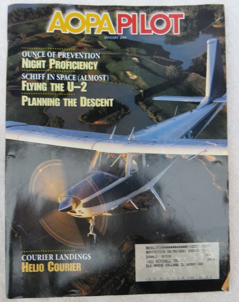 12 Issues 2001 AOPA Pilot Magazine - January to December