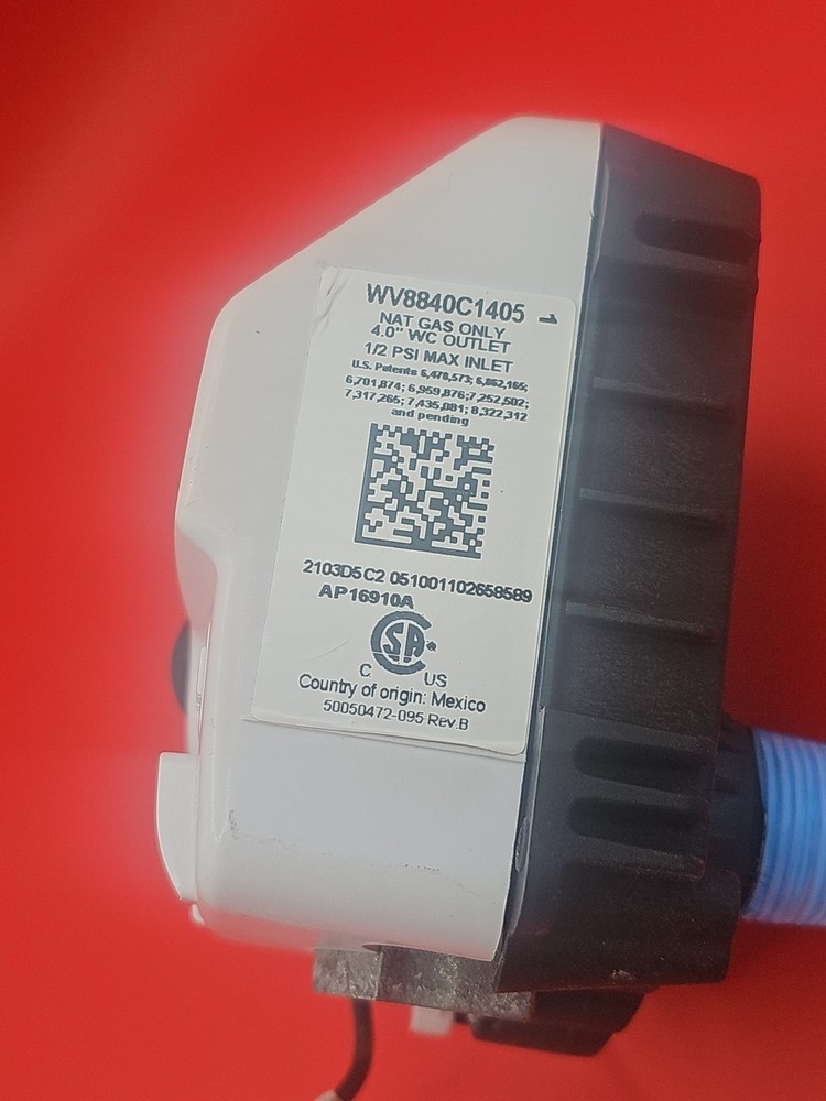 Resideo Honeywell WV8840C1405 SP20867B AP16910A Gas Control Valve