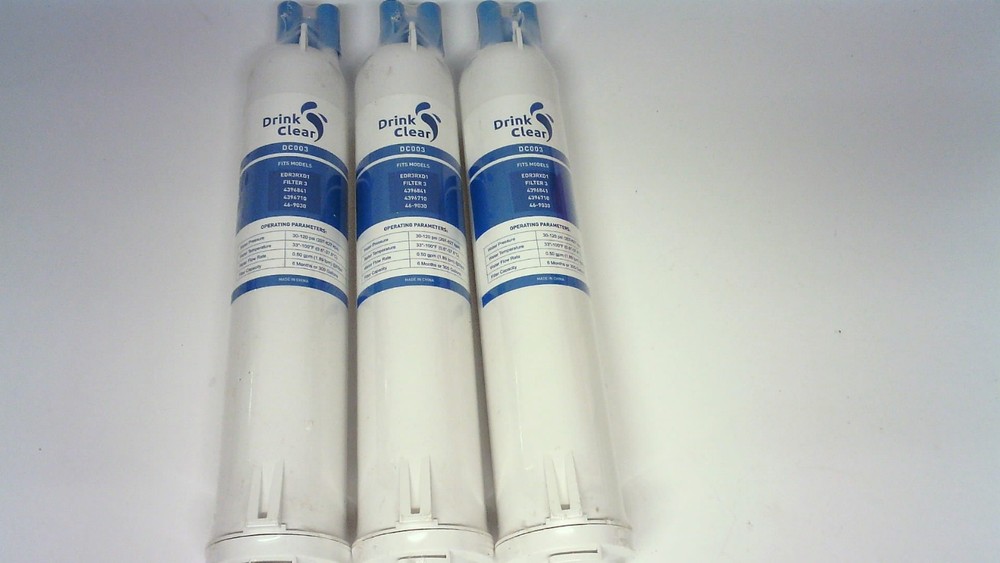 Drink Clear DC003 Water Filter Replacement (3 Pack)